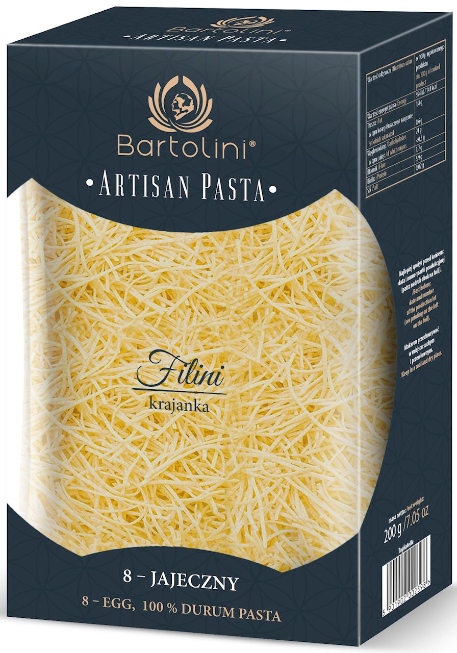 Makaron (8 jajeczny semolinowy) krajanka średnia 200 g