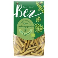 MAKARON PROTEINOWY (Z GROSZKU ZIELONEGO) RURKA BEZGLUTENOWY BIO 250 g - BARTOLINI