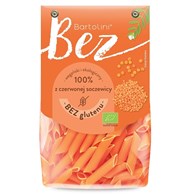 MAKARON PROTEINOWY (Z SOCZEWICY CZERWONEJ) PENNE BEZGLUTENOWY BIO 250 g - BARTOLINI