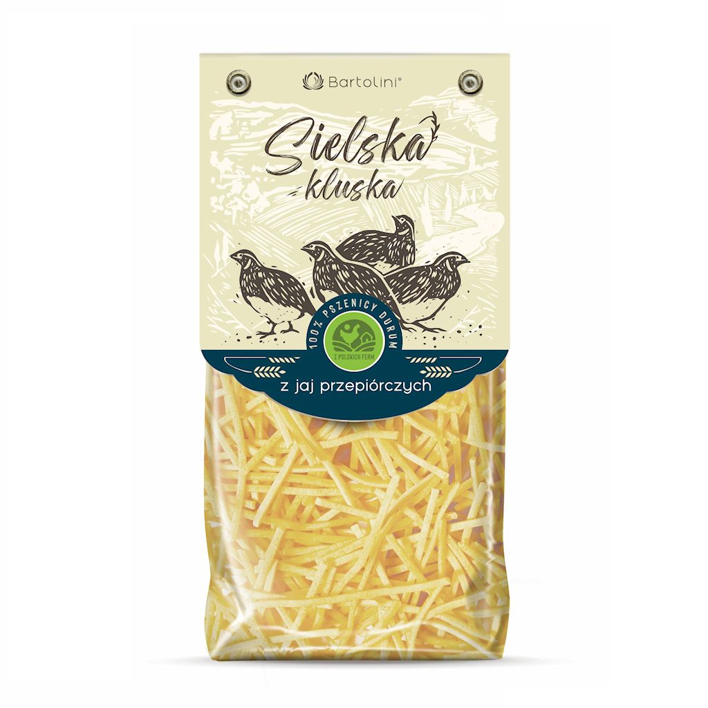 Makaron bio krajanka z jajami przepiórczymi 250 g
