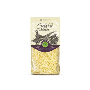 MAKARON (Z JAJ BAŻANCICH) KRAJANKA BIO 250 g - BARTOLINI (SIELSKA KLUSKA)