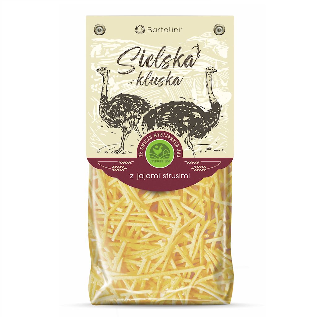 Makaron bio krajanka z jajami strusimi 250 g