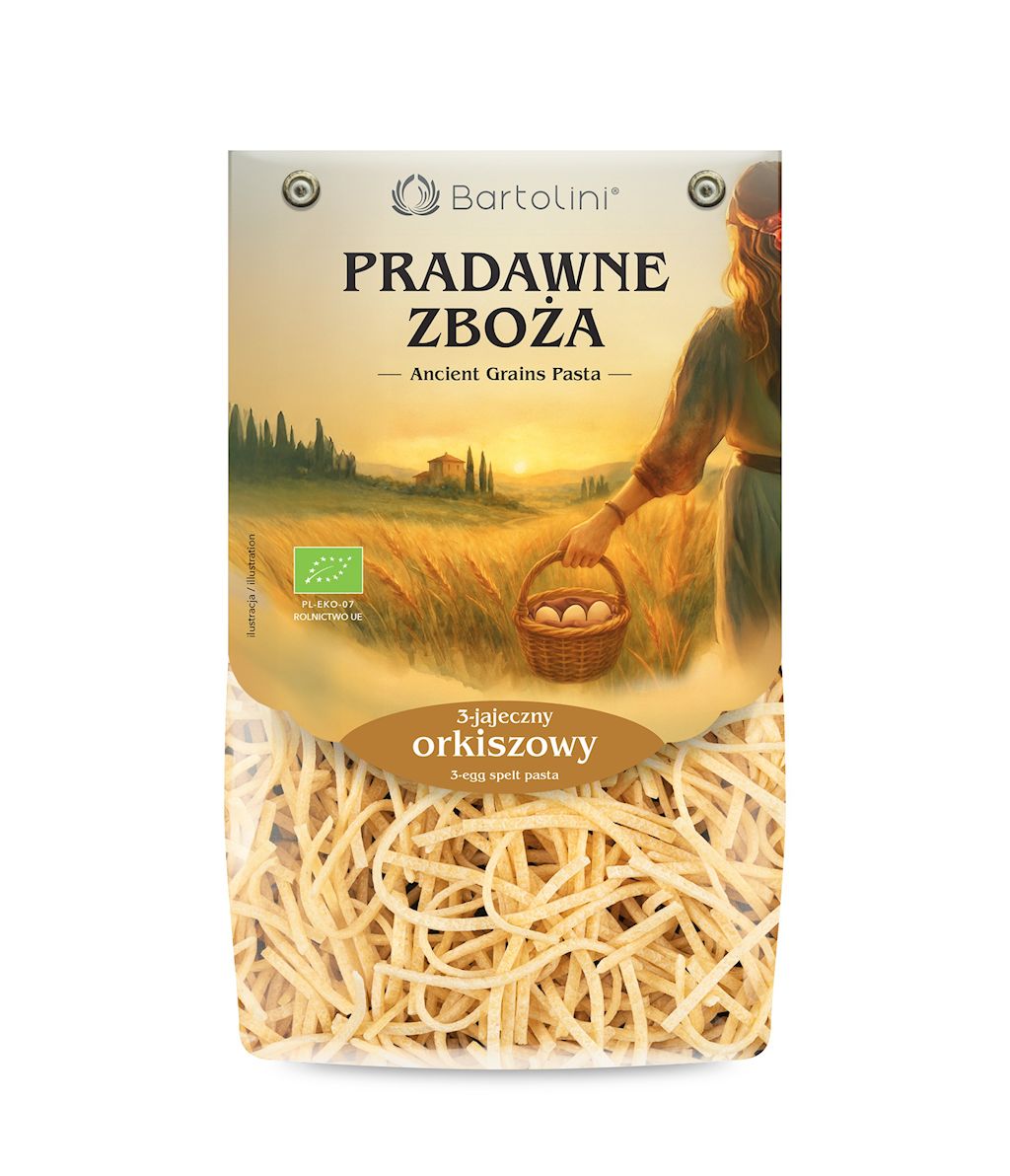 Makaron (3 jajeczny orkiszowy) krajanka średnia bio 250 g