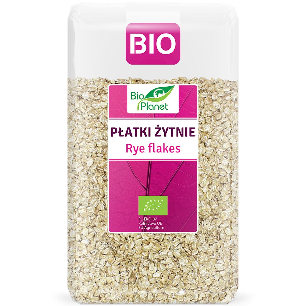 Płatki żytnie bio 600 g