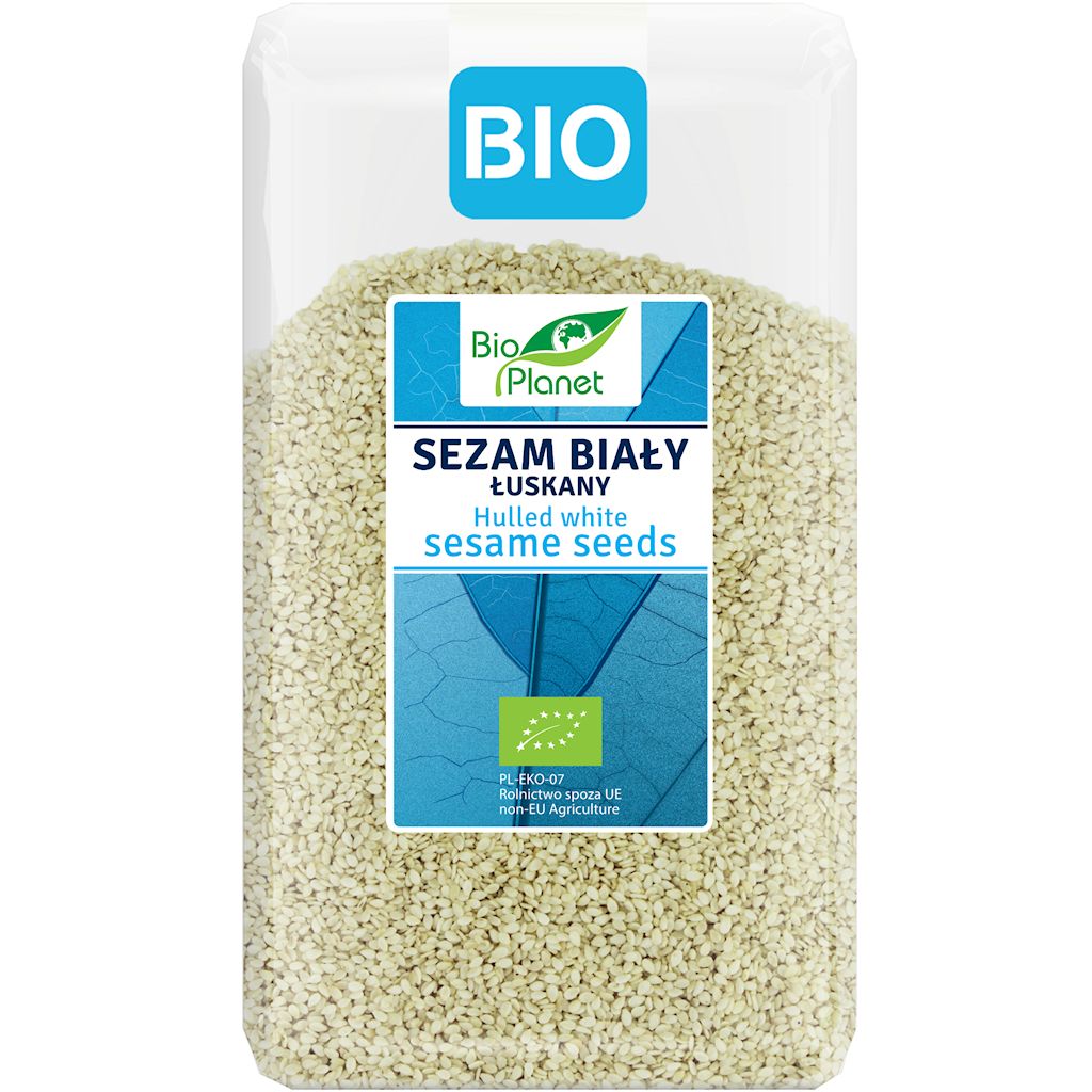 Sezam biały łuskany bio 1 kg