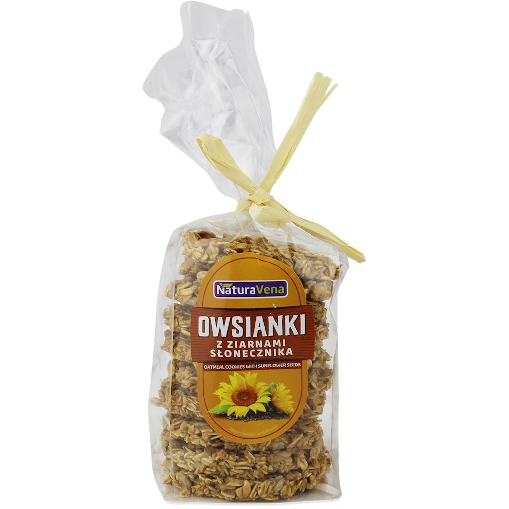 Ciastka owsianki z ziarnami słonecznika 175 g