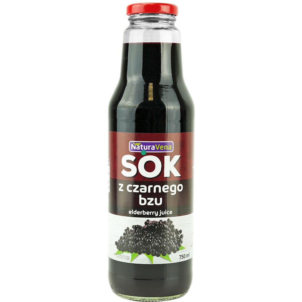 Sok z czarnego bzu 750 ml