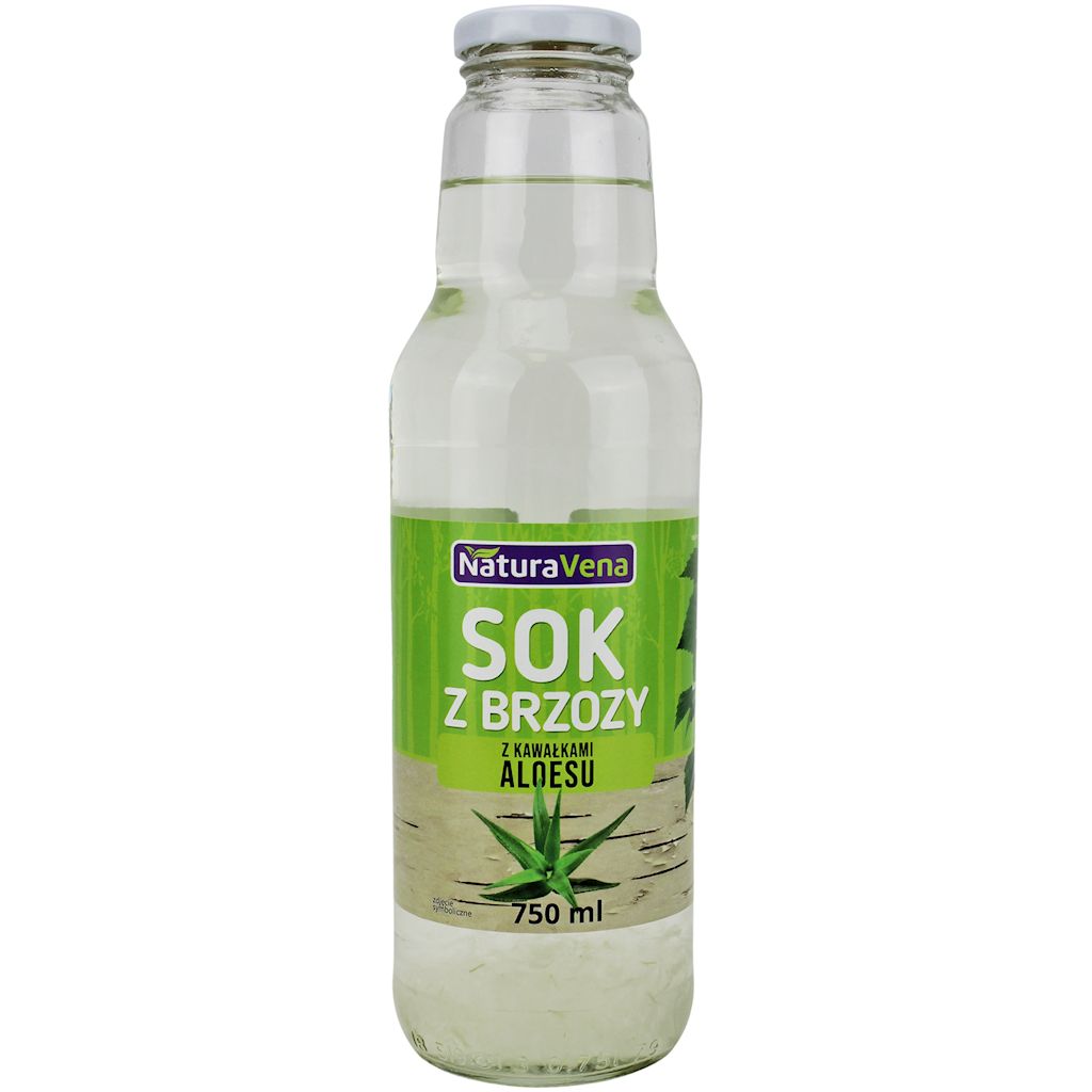 Sok z brzozy z kawałkami aloesu 750 ml