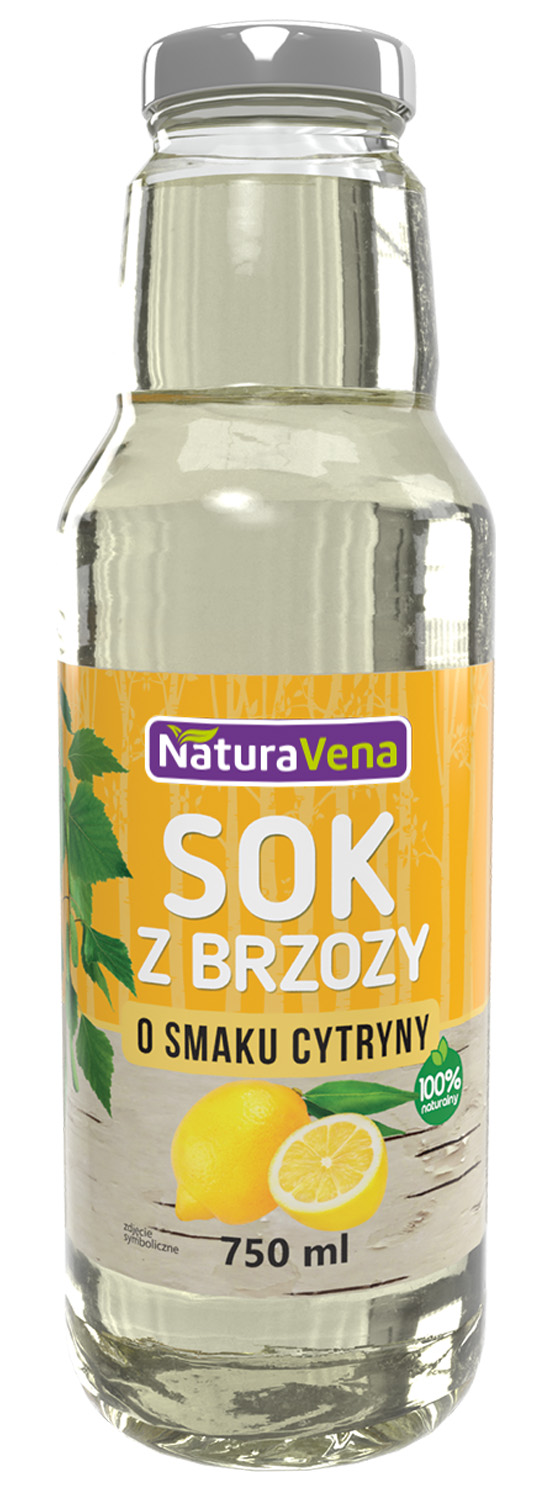 Sok z brzozy z cytryną 750 ml