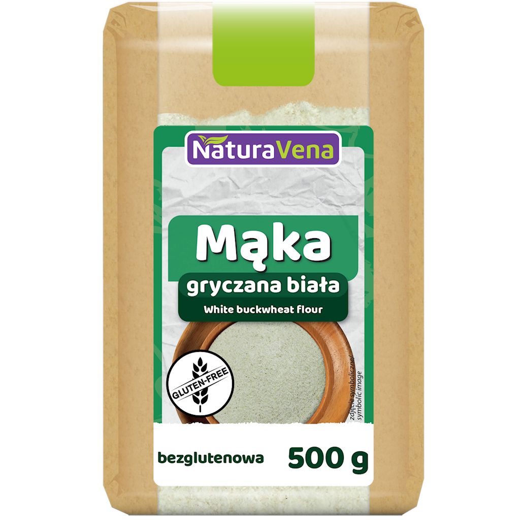 Mąka gryczana biała bezglutenowa 500 g