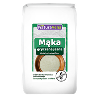 MĄKA GRYCZANA JASNA BEZGLUTENOWA 500 g - NATURAVENA