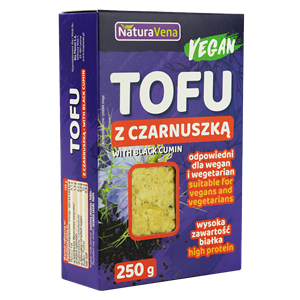 TOFU Z CZARNUSZKĄ 250 g - NATURAVENA