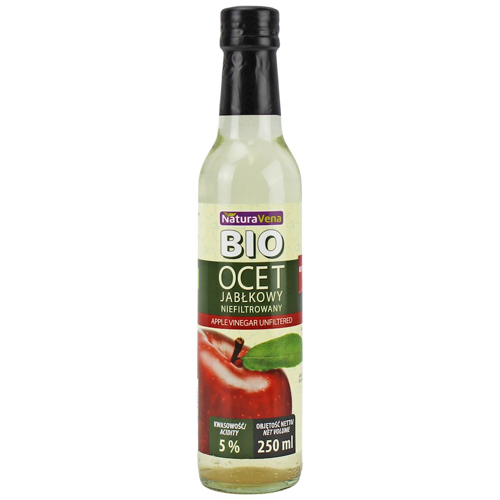 Ocet jabłkowy 5 % niefiltrowany bio 250 ml
