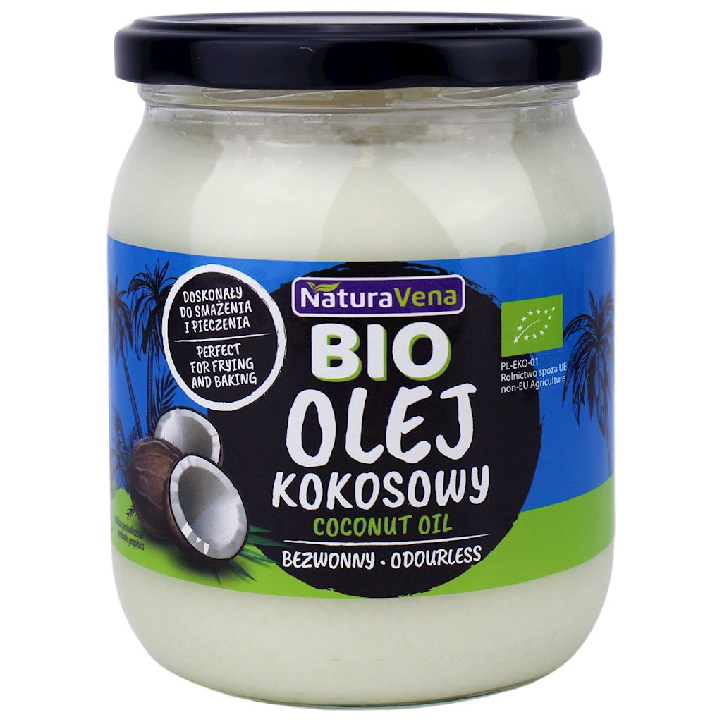 Olej kokosowy bezwonny bio 465 ml