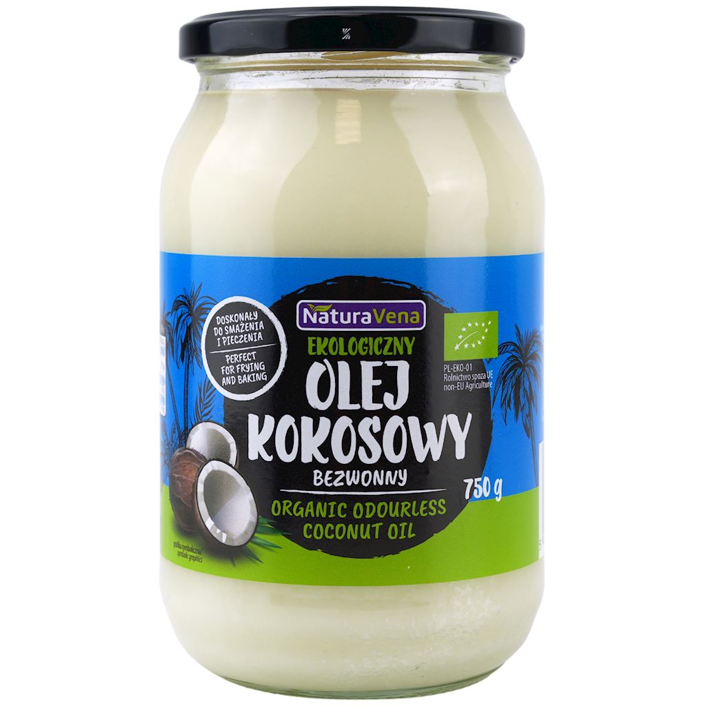 Olej kokosowy bezwonny bio 830 ml