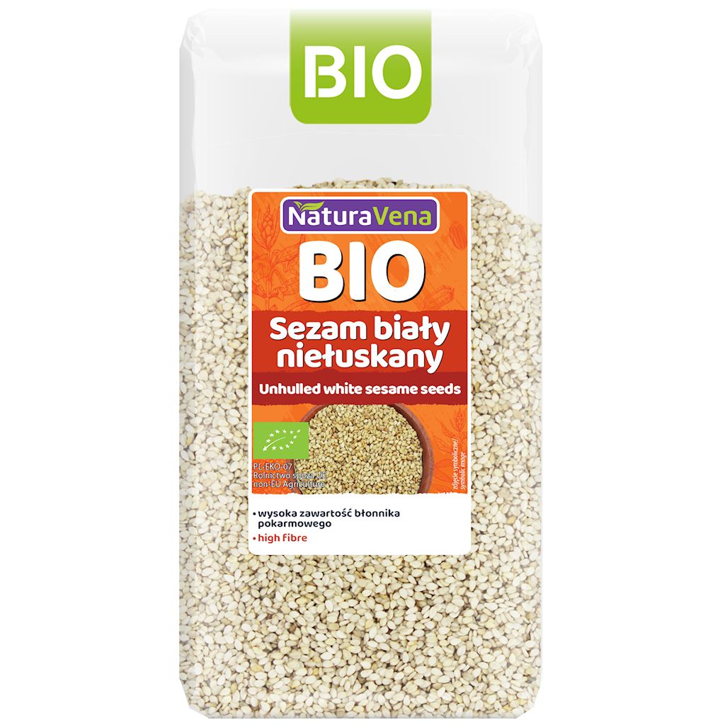 Sezam biały niełuskany bio 250 g