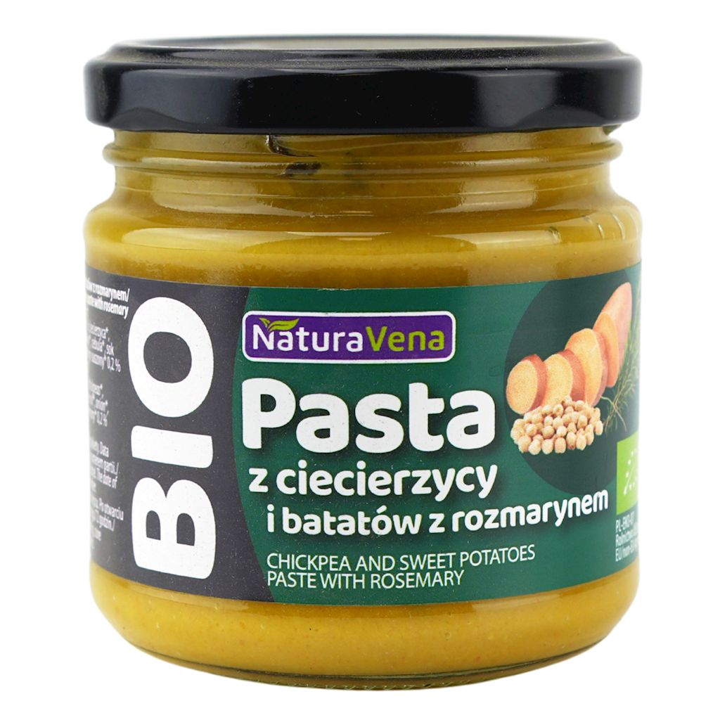 Pasta z ciecierzycy i batatów z rozmarynem bio 185 g