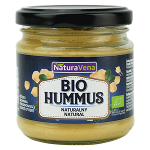 HUMMUS NATURALNY BIO 185 g - NATURAVENA