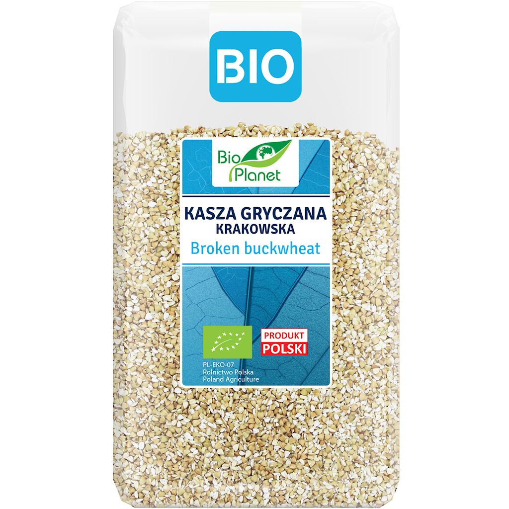 Kasza gryczana krakowska niepalona bio 1 kg