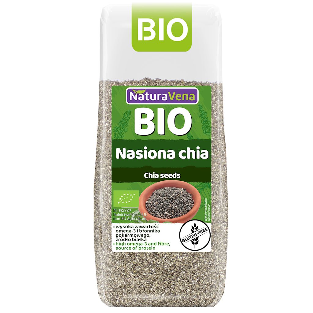 Chia nasiona bezglutenowe bio 200 g