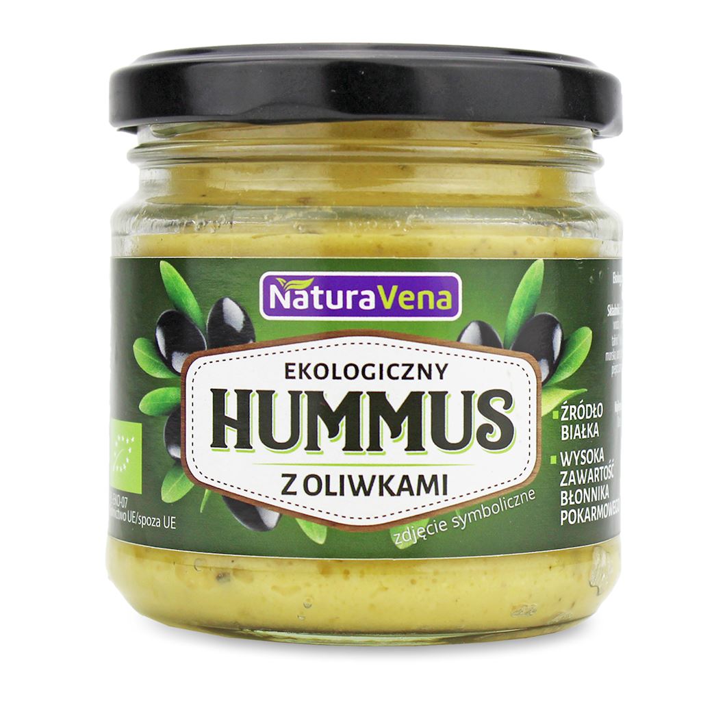 Hummus z oliwkami bio 185 g