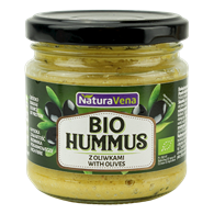 HUMMUS Z OLIWKAMI BIO 185 g - NATURAVENA