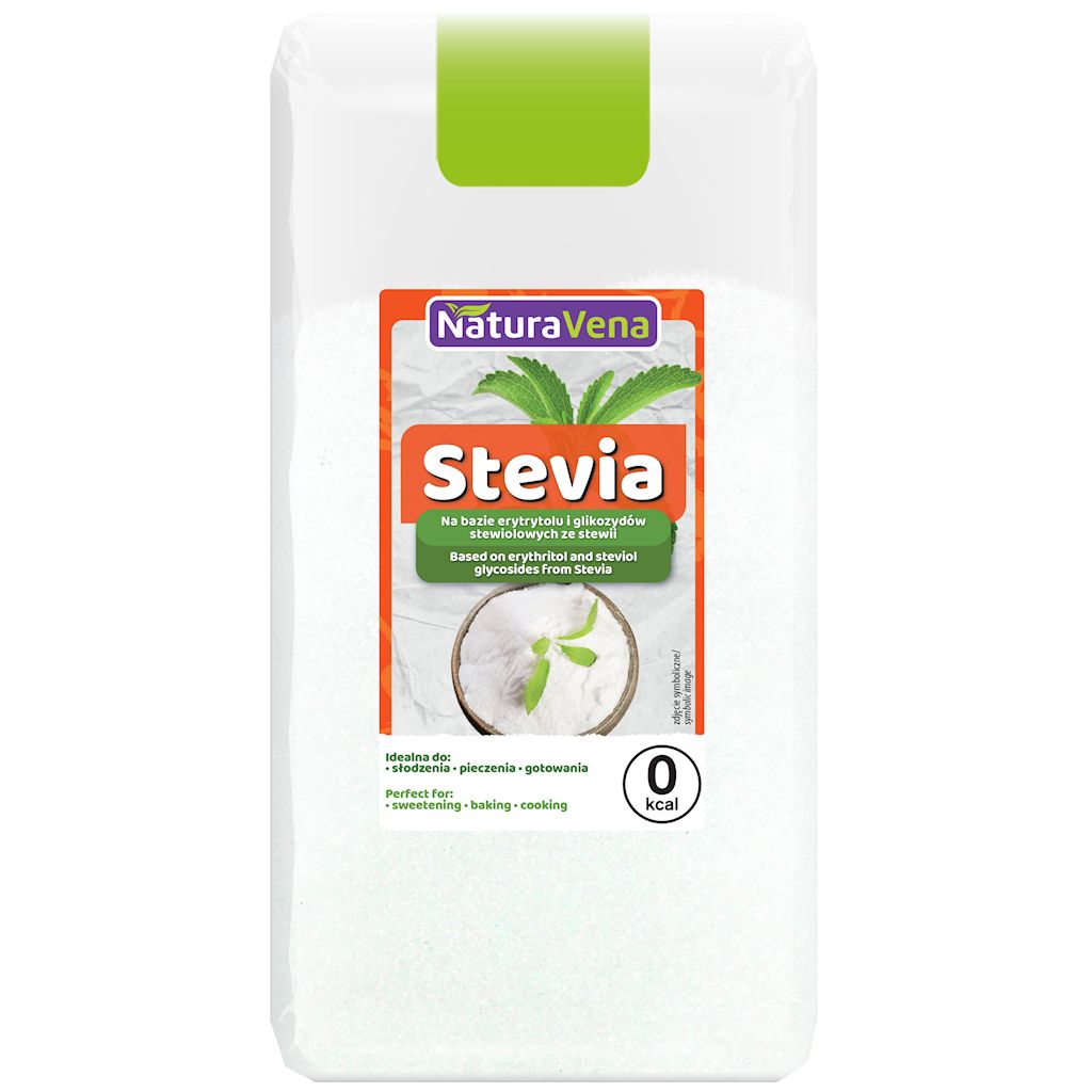 Stevia (na bazie erytrytolu i glikozydów stewiolowych ze stewii) 500 g