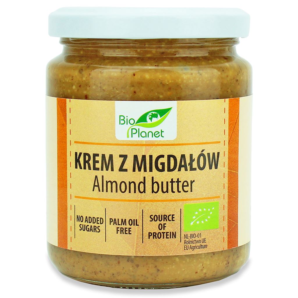 Krem z prażonych migdałów bio 250 g