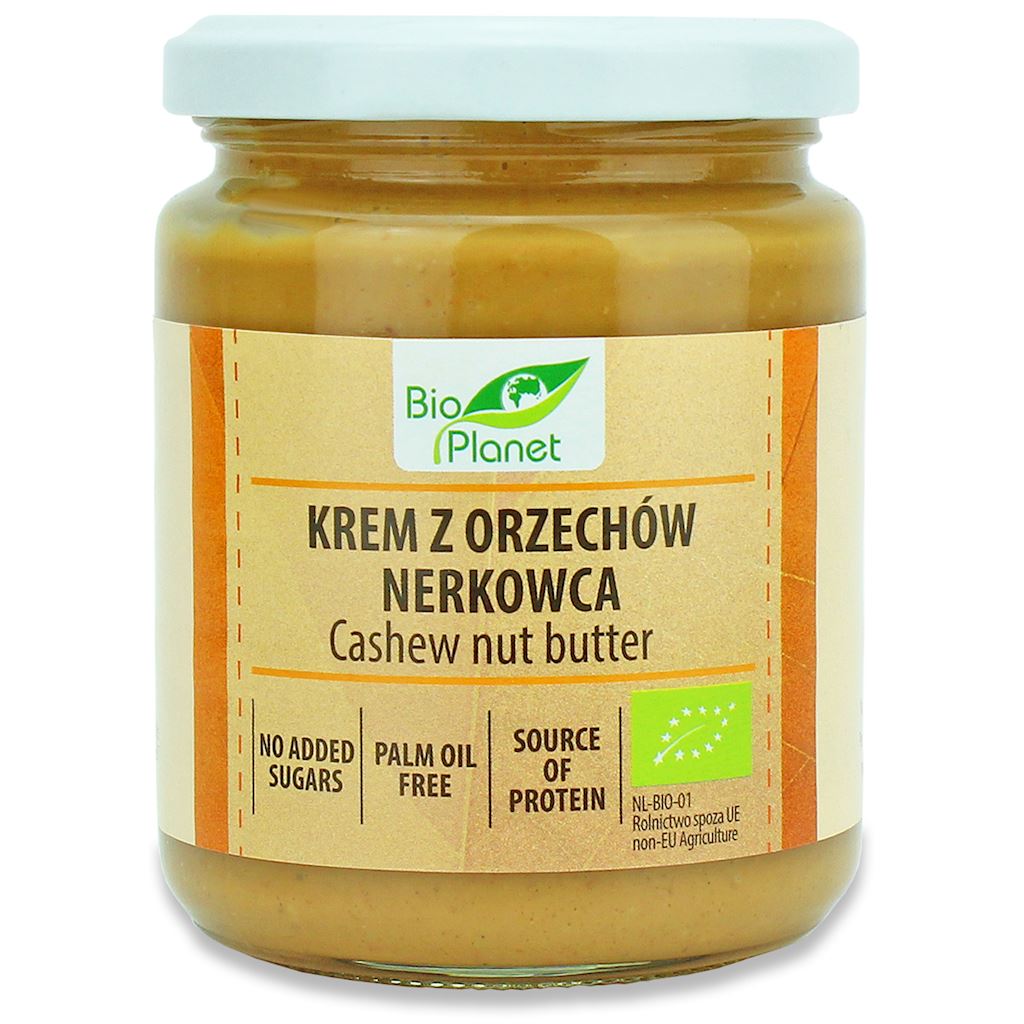 Krem z prażonych orzechów nerkowca bio 250 g