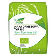 MĄKA ORKISZOWA TYP 550 BIO 1 kg - BIO PLANET