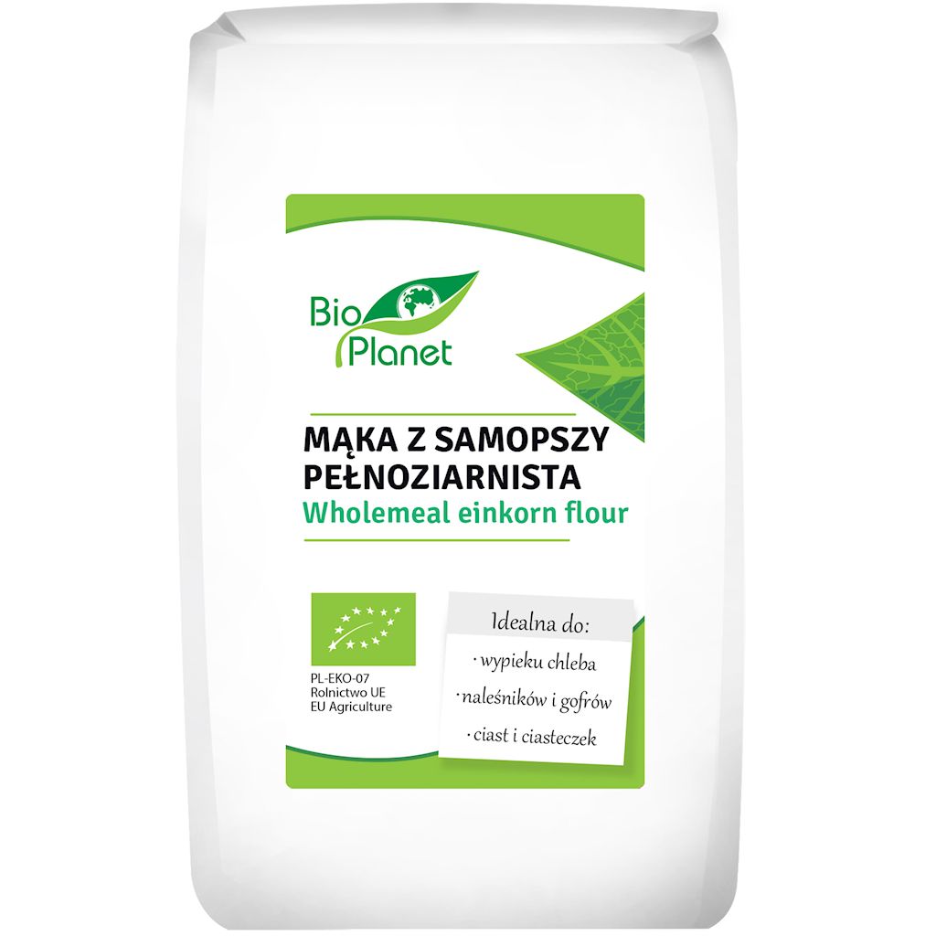 Mąka z samopszy pełnoziarnista bio 1 kg