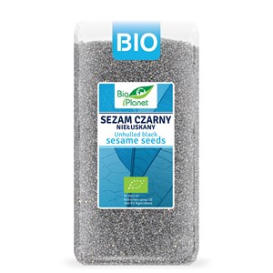 SEZAM CZARNY NIEŁUSKANY BIO 400 g - BIO PLANET