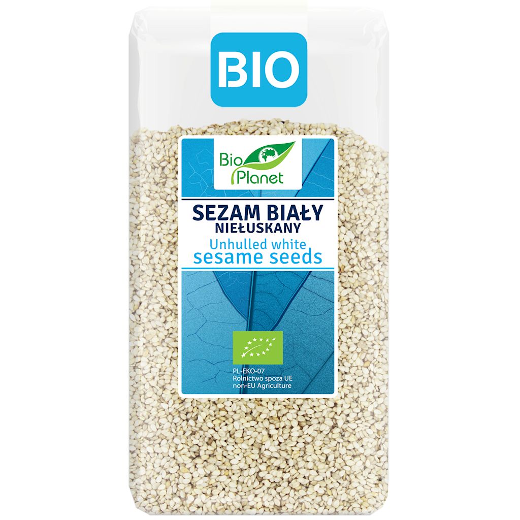 Sezam biały niełuskany bio 400 g