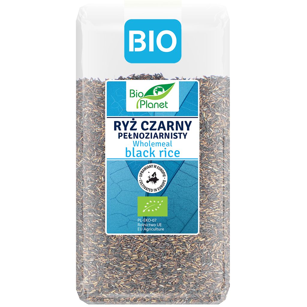 Ryż czarny pełnoziarnisty (uprawiany w europie) bio 500 g