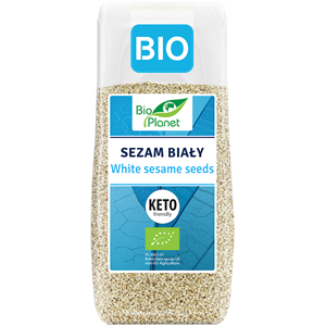 SEZAM BIAŁY NIEŁUSKANY BIO 200 g - BIO PLANET