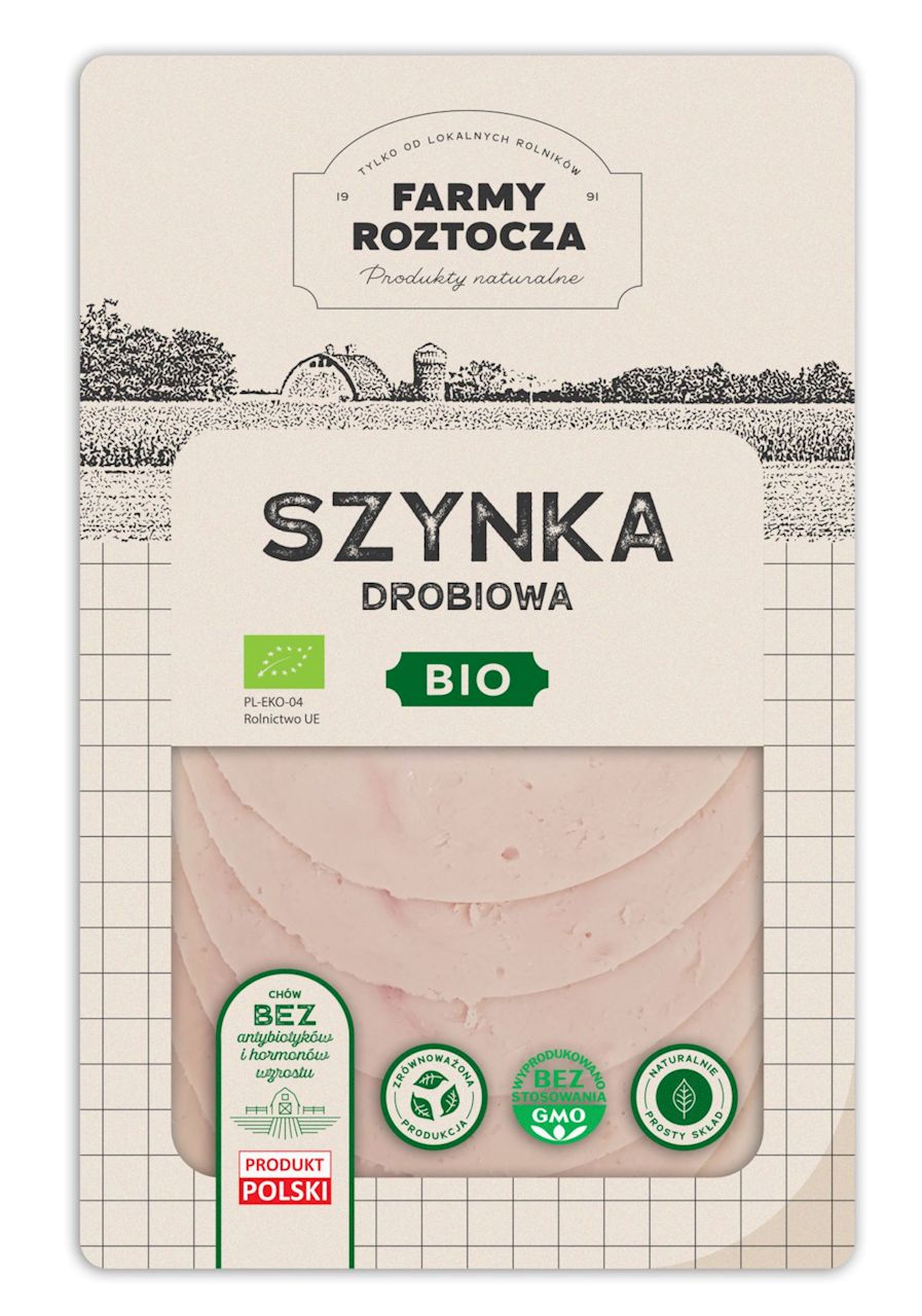 Szynka drobiowa plastry bio 100 g
