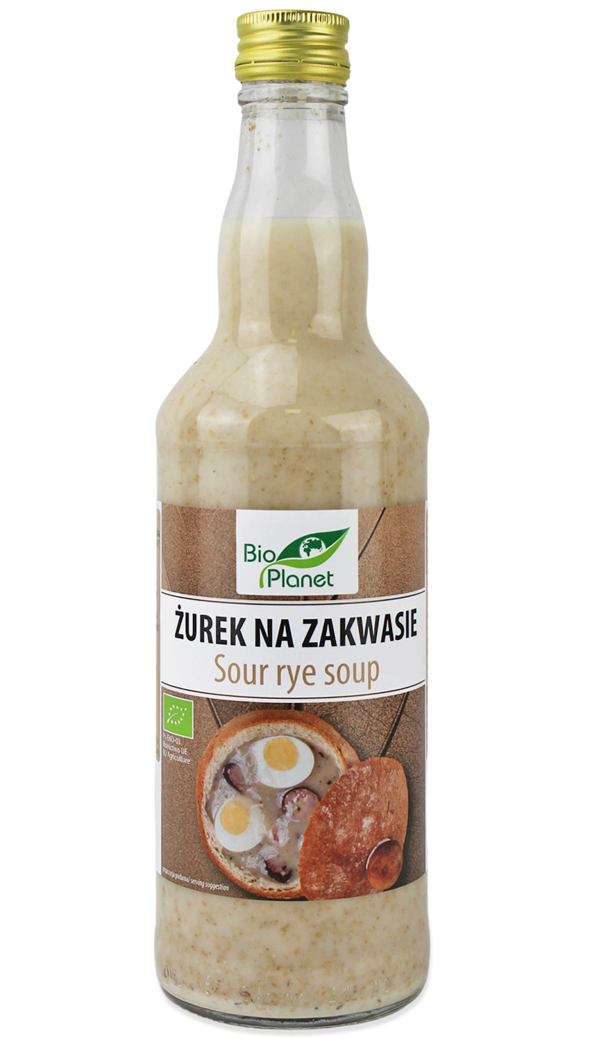 Żurek na zakwasie niepasteryzowany bio 500 ml