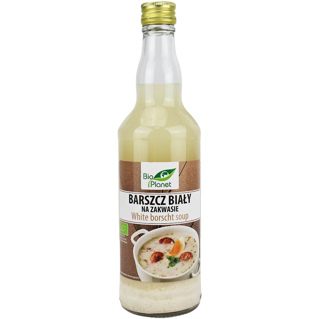 Barszcz biały na zakwasie niepasteryzowany bio 500 ml