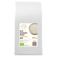 RYŻ BASMATI BIAŁY BEZGLUTENOWY BIO 800 g - THE PLANET