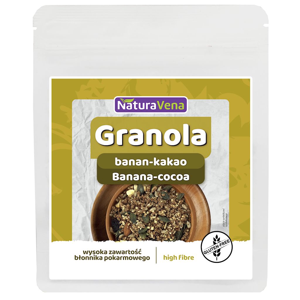 Granola banan-kakao bezglutenowa 200 g