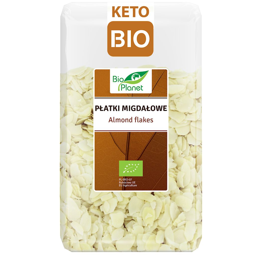 Płatki migdałowe bio 600 g