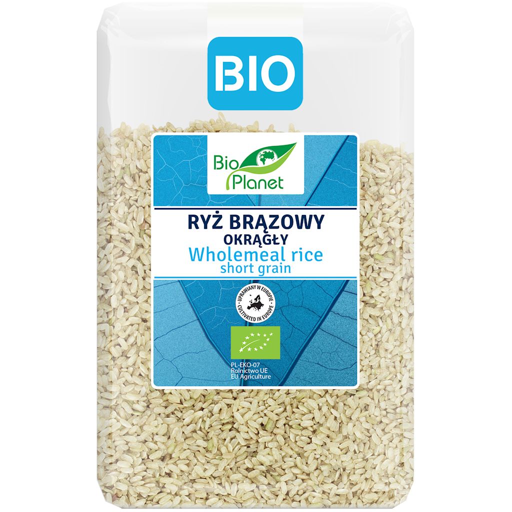 Ryż brązowy długoziarnisty bezglutenowy bio 2 kg