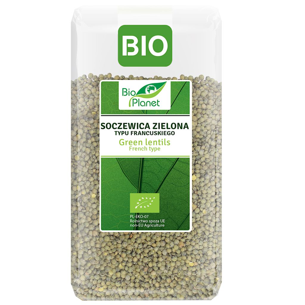 Soczewica zielona typu francuskiego bio 500 g