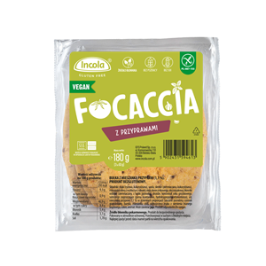 BUŁKI FOCACCIA Z PRZYPRAWAMI BEZGLUTENOWE (3 szt.) 180 g - INCOLA