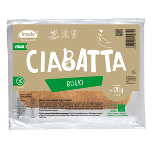 BUŁKI CIABATTA BEZGLUTENOWE (2 szt.) 170 g - INCOLA