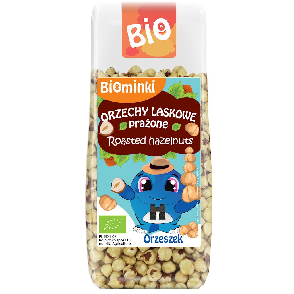 Orzechy laskowe blanszowane prażone bio 100 g