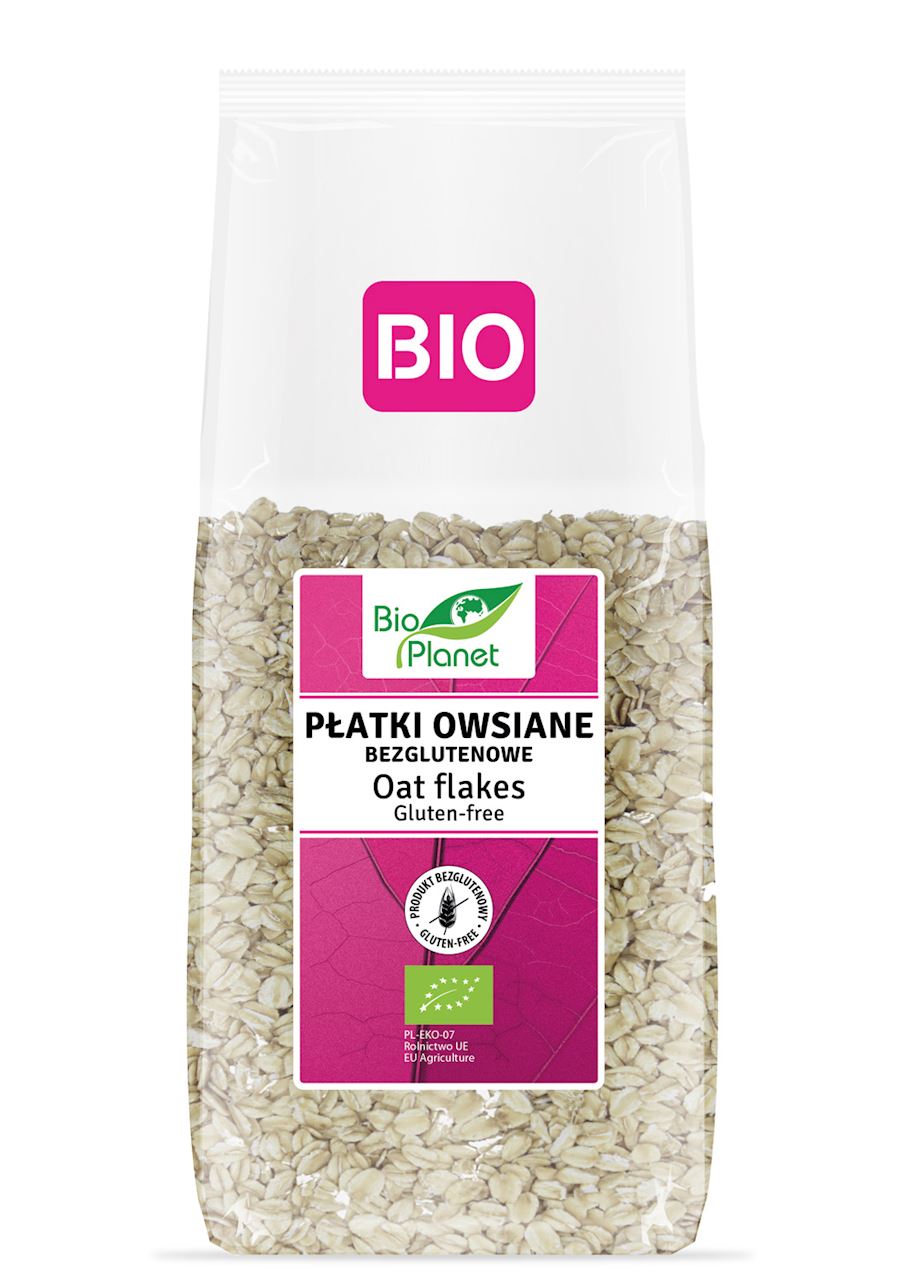 Płatki owsiane bezglutenowe bio 600 g