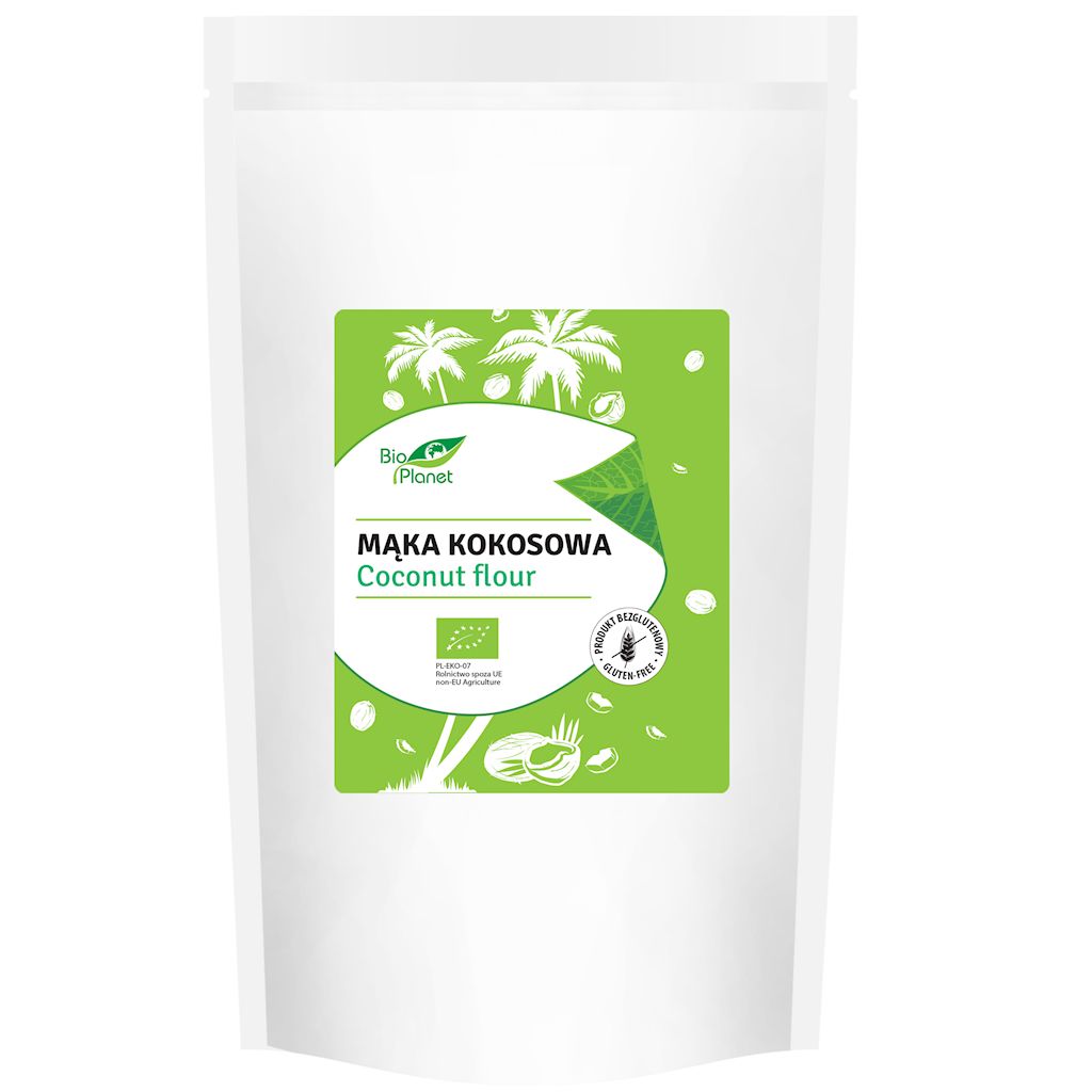 Mąka kokosowa bezglutenowa bio 600 g
