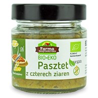 PASZTET WEGAŃSKI Z CZTERECH ZIAREN BEZGLUTENOWY BIO 160 g - FARMA ŚWIĘTOKRZYSKA