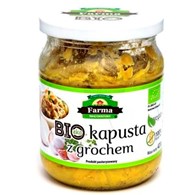 KAPUSTA Z GROCHEM BEZGLUTENOWA BIO 420 g - FARMA ŚWIĘTOKRZYSKA  (PRODUKT SEZONOWY)
